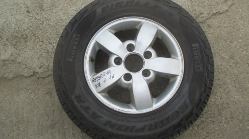 ROATA DE REZERVA R16 CU ANVELOPA P245/70R16 KIA SORENTO 1 4x4 FAB. 2002 – 2009 ⭐⭐⭐⭐⭐