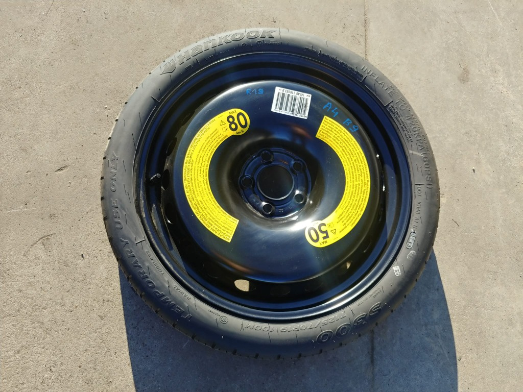 Roata de rezerva r19 audi a4 b9 8w0601027c