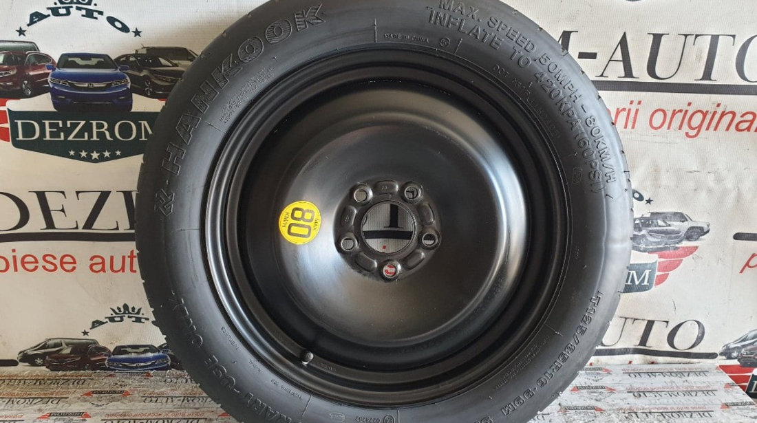 Roata de rezerva slim completa originala 16" 5x108 FORD TRANSIT CONNECT cod piesa : 1S71-MH0-5229