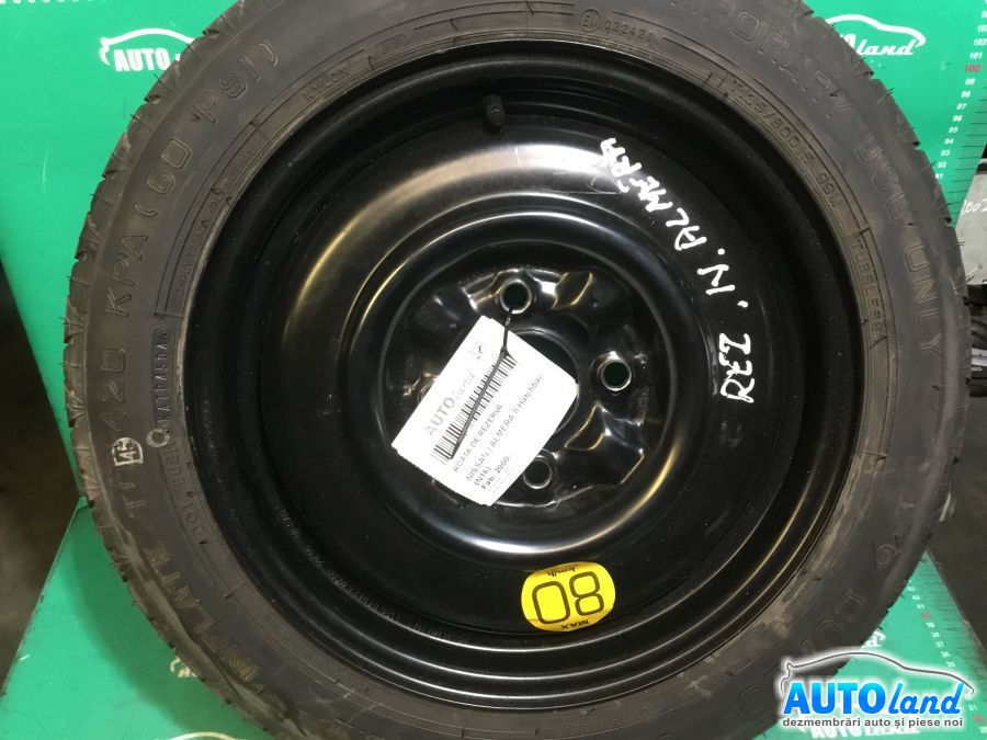 Roata de Rezerva Slim Nissan ALMERA II Hatchback N16 2000