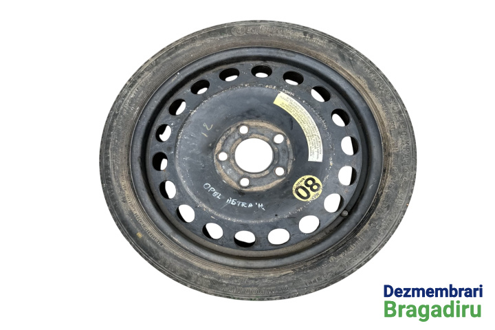Roata de rezerva slim R16 Roata de rezerva slim T115/70/R16 Opel Astra H [2004 - 2007] Hatchback 1.9 CDTI MT (150 hp)