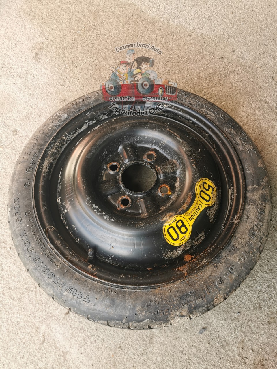 Roata de rezerva slim Smart forfour