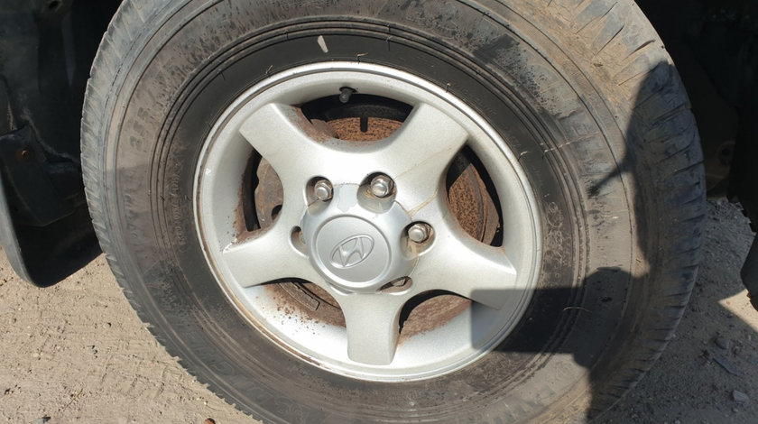 Roata Janta Aliaj Rezerva cu Anvelopa Michelin M+S Dot 2015 225 75 15 R15 Hyundai Terracan 2001 - 2007 [C2816]