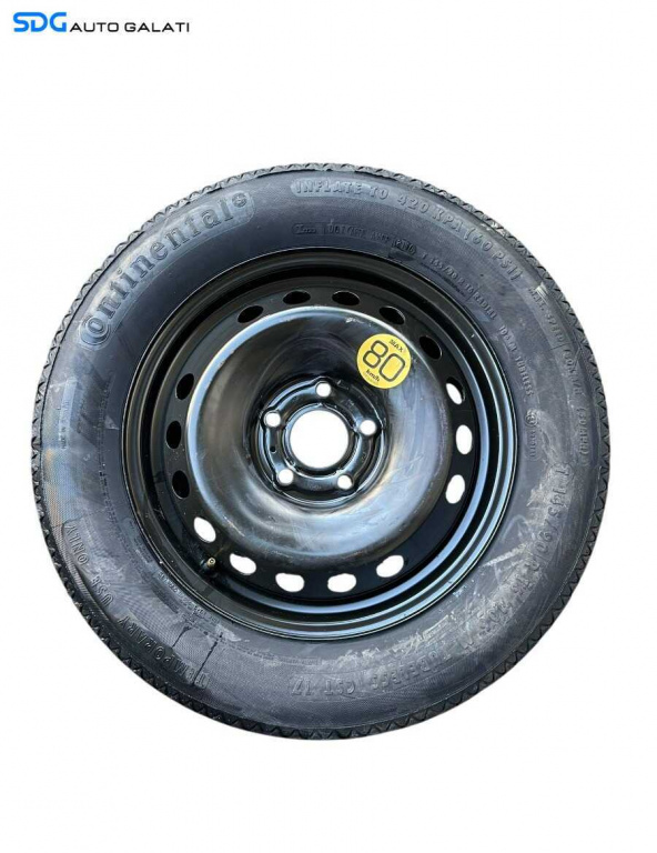 Roata Janta Rezerva Slim 145 90 R16 ET40 Nissan Qashqai J10 2007 - 2013 Cod 40300-JD077 [B4205]