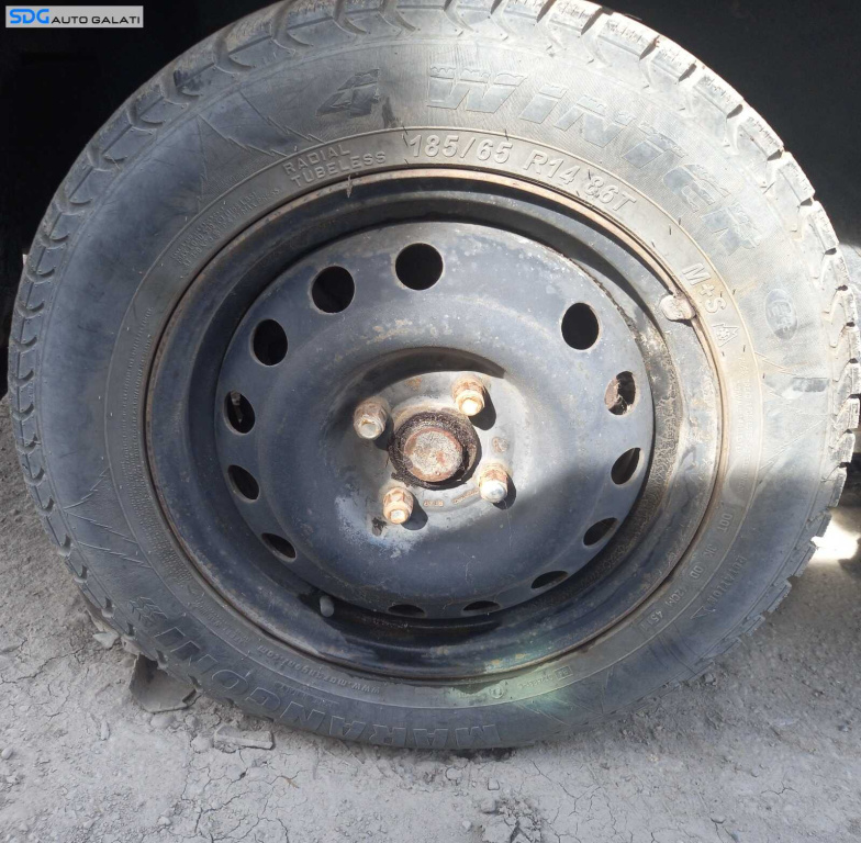 Roata Janta Rezerva Tabla 4x114,3 cu Anvelopa Cauciucuri Iarna Dot 2011 Daewoo Leganza 2003 - 2006 [C0971]