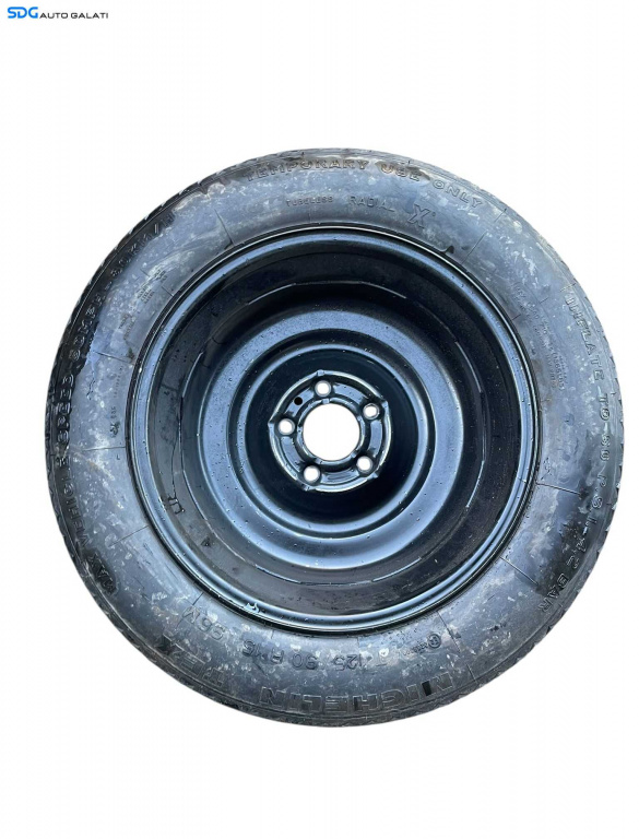 Roata Janta Rezerva Tabla Slim 5x108 125 90 15 R15 Volvo S40 2004 - 2012 Cod 9140848 [B4195]