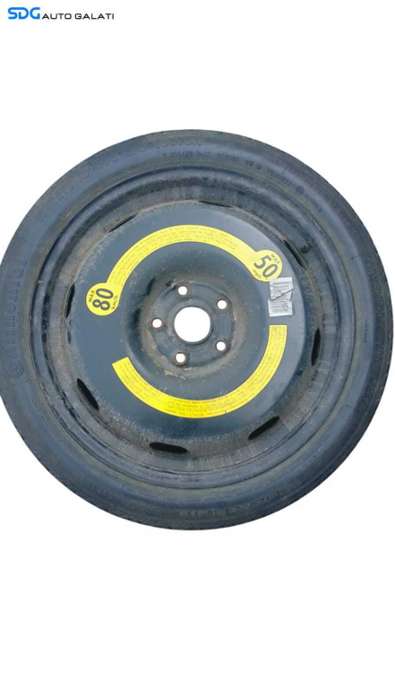 Roata Janta Rezerva Tabla Slim 5x112 T125 70 18 R18 Audi A3 8P 2004 - 2013 Cod 1K0601027B [M8015]