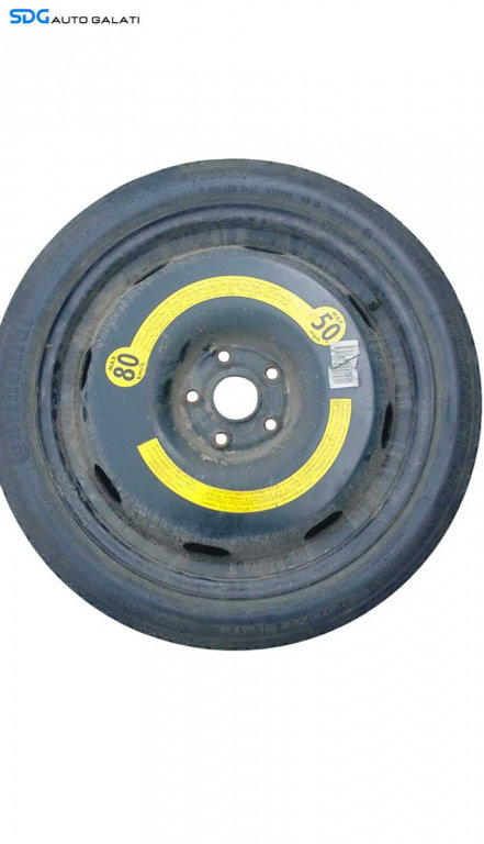 Roata Janta Rezerva Tabla Slim 5x112 T125 70 18 R18 Volkswagen Golf 5 2004 - 2008 Cod 1K0601027B [M8...