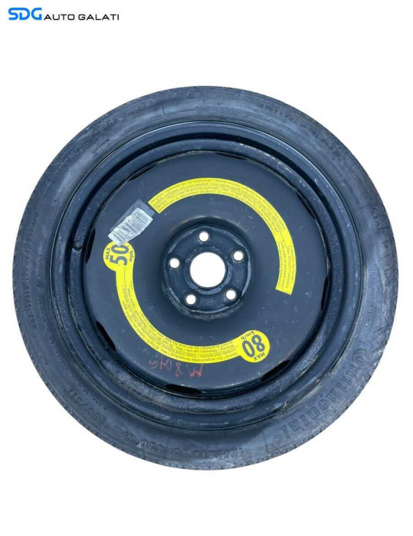 Roata Janta Rezerva Tabla Slim 5x112 T125 70 18 R18 Audi A3 8P 2004 - 2013 Cod 1K0601027B [M8015]