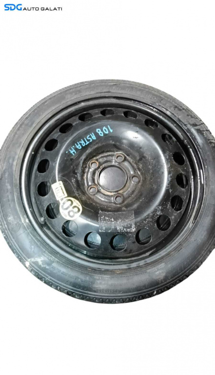 Roata Janta Tabla Rezerva Slim 115 70 16 R16 ET41 Continental Opel Astra H 2004 - 2010 Cod 2160115 [M8319]