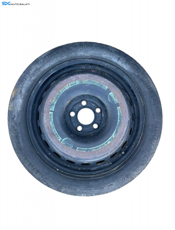 Roata Janta Tabla Rezerva Slim 3.5Jx17 ET17 125 80 17 R17 5x112 Mercedes C-Class W203 C180 C200 C220 C230 C240 C270 2000 - 2007 Cod 2094000302 [B4214]