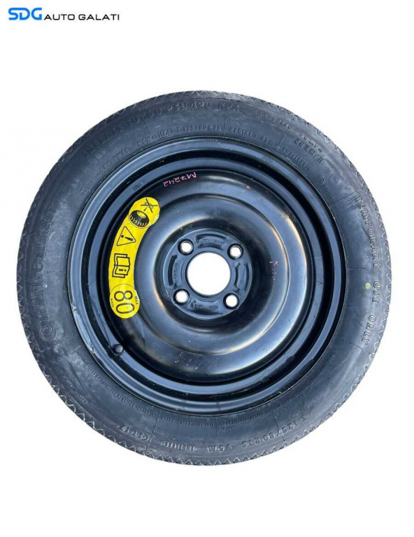 Roata Janta Tabla Rezerva Slim 4x108 4Jx15x40 T125 80 R15 Ford Focus 1 1998 - 2004 Cod 98AB-NB 2150836 [M7242]