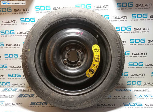 Roata Janta Tabla Rezerva Slim 4x108 4Jx15x40 T125 80 R15 Ford EcoSport 2014 - 2017 Cod 98AB-NB 2150...