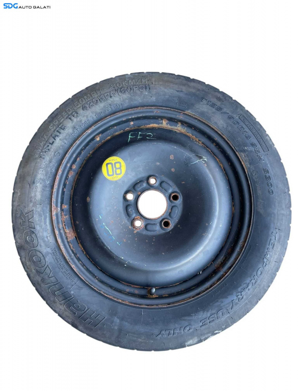 Roata Janta Tabla Rezerva Slim 5x108 T125 90 R16 Ford Kuga 1 2008 - 2012 Cod AM51-BA AM51BA [B4215]