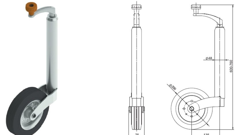 Roata Remorca KM01