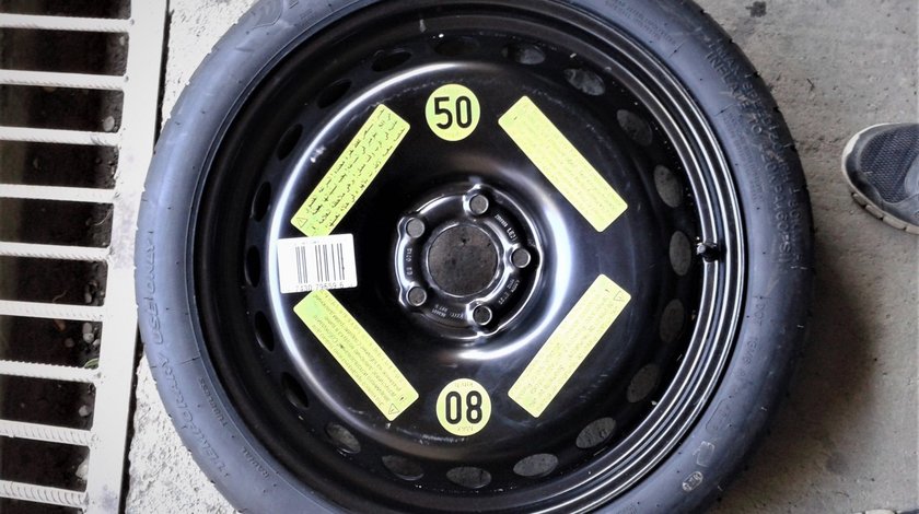 ROATA REZERVA AUDI A4-B8,A5,A6,A7,A8,Q3,MERCEDES, 5X112 PE 19"sau 20 SLIM NOUA