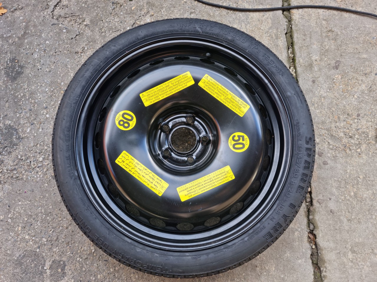 Roata rezerva AUDI A6,A7,A8,mercedes, 5x112 pe 145-60-20"noua