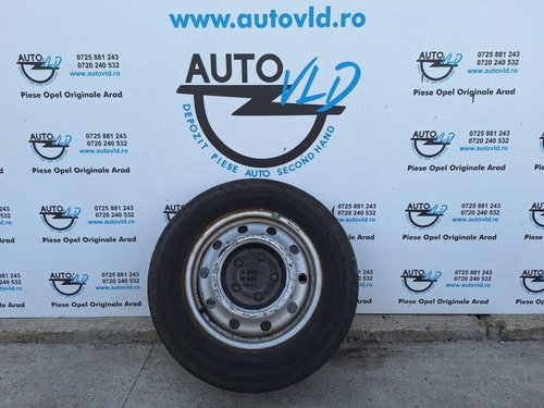 Roata rezerva cu anvelopa Nissan Interstar 2002->