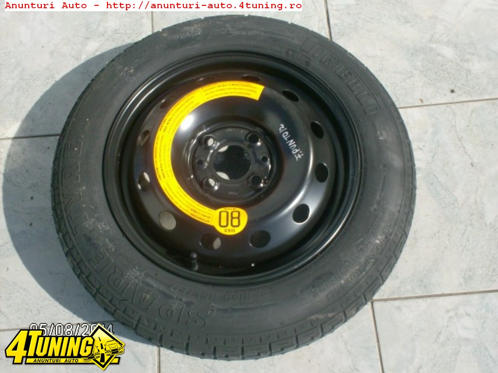 Roata rezerva Fiat Punto
