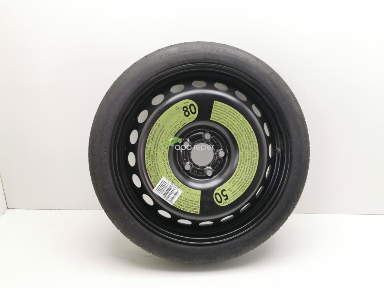 Roata rezerva Originala (125/70 R19) Audi A4 B8 8K / A5 8T - Cod: 8K0601027F