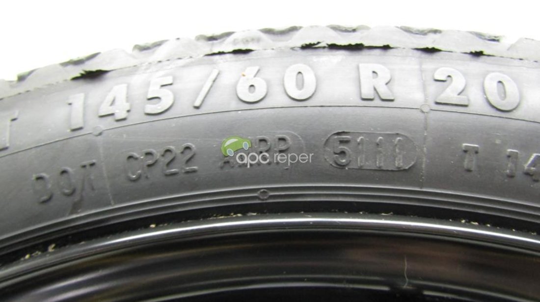 Roata rezerva Originala Audi A6 C7 4G / A7 4G - Cod: 4G0601027 (145/60 R20)