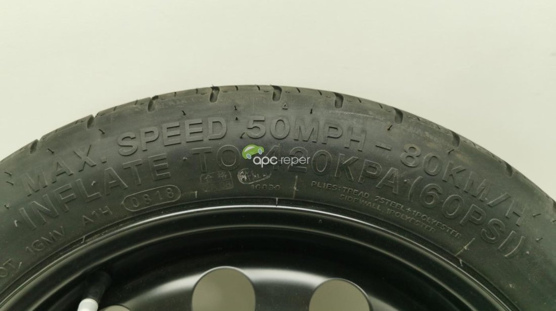 Roata rezerva Originala (T125/70 R16) VW Golf Sportsvan / Jetta MK7 - Cod: 5Q0601027BJ