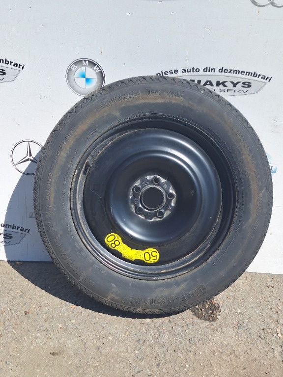 Roata rezerva Range Rover Evoque pe 155/