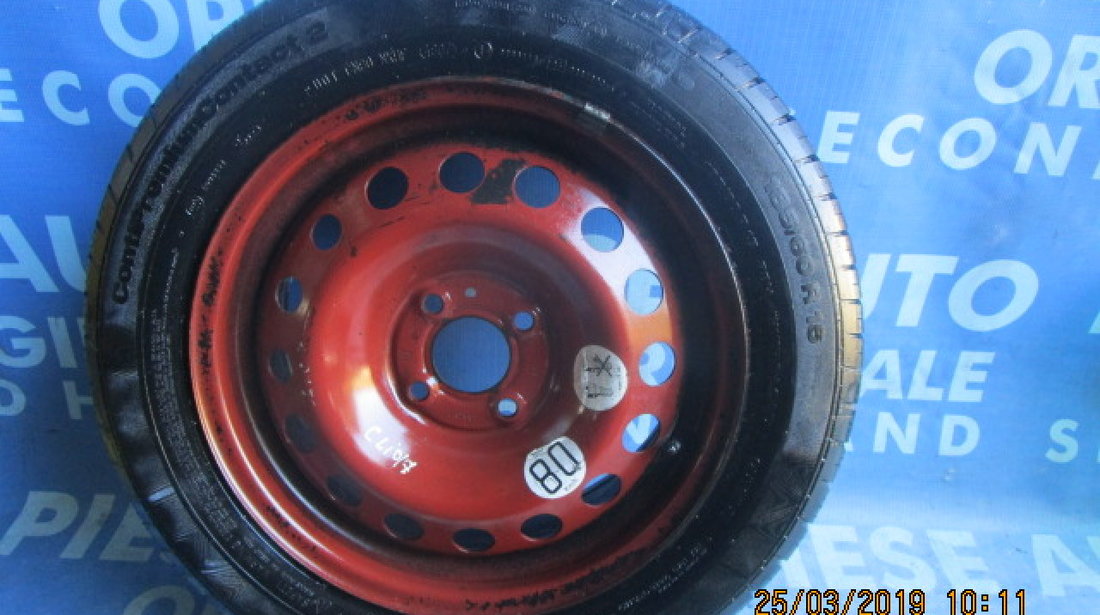 Roata rezerva Renault Clio (R15 185/60 4x100 ET 43)