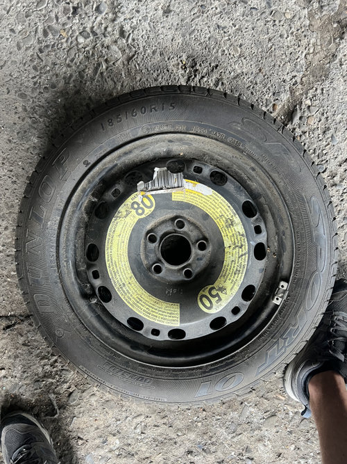 Roata rezerva Skoda RAPID - Motorina 2015, 186/60R15