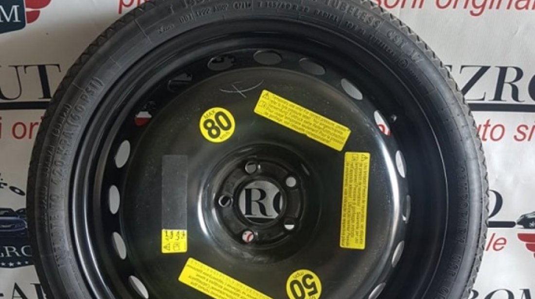 Roata rezerva slim 145/60/r20 audi a6 4g c7 4G0601027