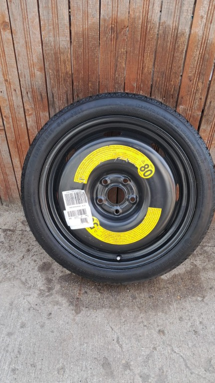 Roata rezerva slim 5x112 125/70 R18 Vw Audi Seat Skoda cod 1K0601027AP 31/2Jx18H2 ET25.5