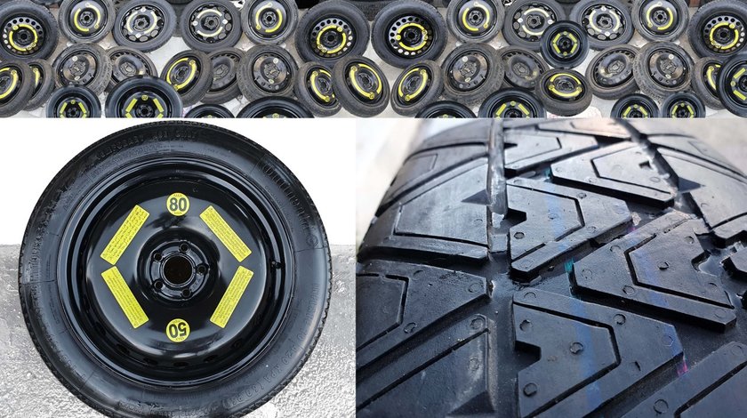 Roata rezerva slim Audi A8 D4 – 145 80 19 Originala