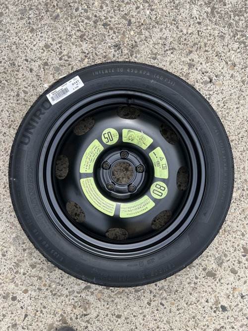 Roata rezerva slim Citroen C5 Aircross 1.2 Benzina 2019, 135/80R18