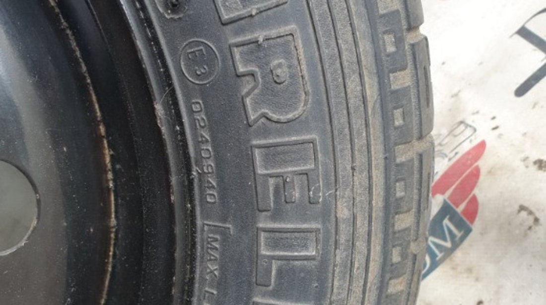 Roata rezerva slim cu anvelopa PIRELLI Alfa Romeo 145 4x98 ET43