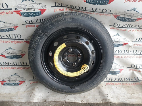 Roata rezerva slim cu anvelopa PIRELLI Fiat Panda 4x98 ET43