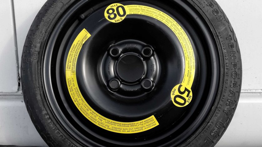 Roata Rezerva Slim / Ingusta 115 / 70 R 15 VW 4x100 Volkswagen Up, Polo, Golf 3, Passat B4, Caddy 1
