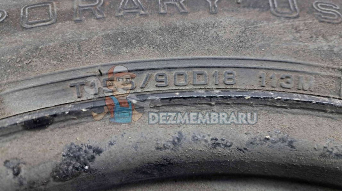 Roata rezerva slim Mercedes Clasa ML (W163) [Fabr 1998-2005] 5X112 155 90 R18
