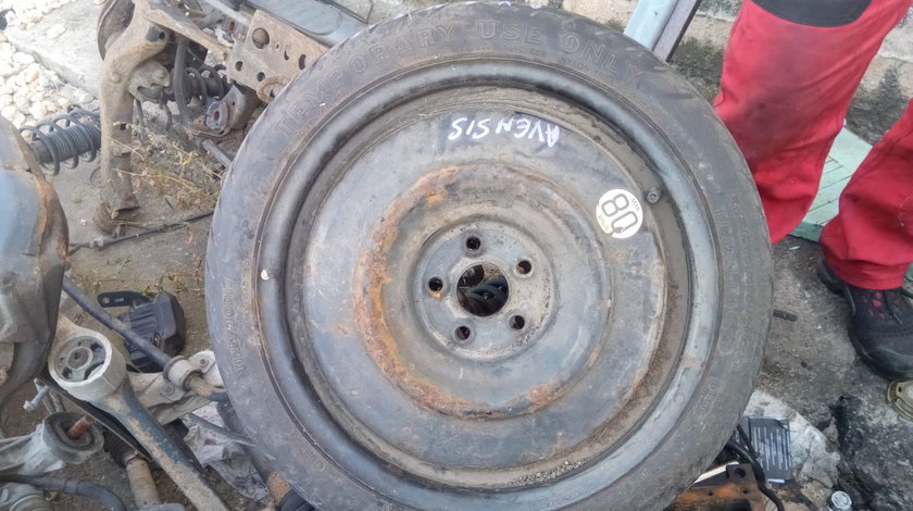 Roata rezerva slim Toyota Avensis T25,5x114.3,echivalent 16"