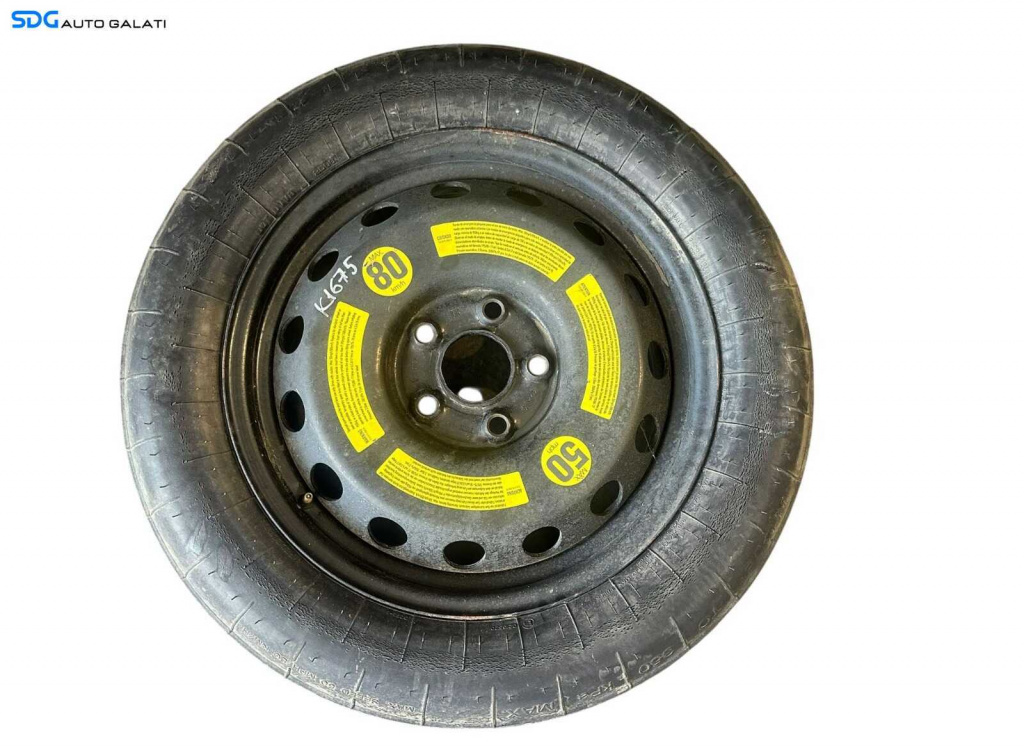 Roata Rezerva Tabla Slim 195 75 18 Volkswagen Touareg 7P 2011 - 2018 [K1675]