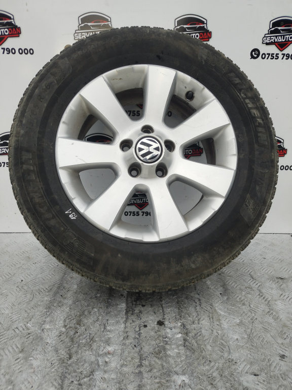 Roata rezerva Volkswagen Tiguan (2007-2011) 2.0 Motorina 2009, 5 PREZOANE PE 16 / 215/65R16 / ET33 / 6,5JX16H2 / 5N0601025A