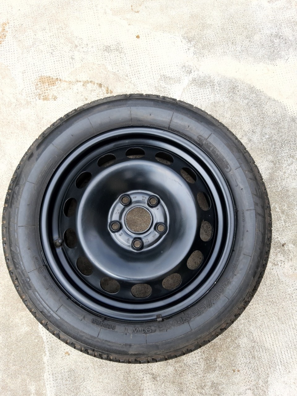 Roata rezerva VW Golf 2004-2014 pe 16 cod 1K0601027A