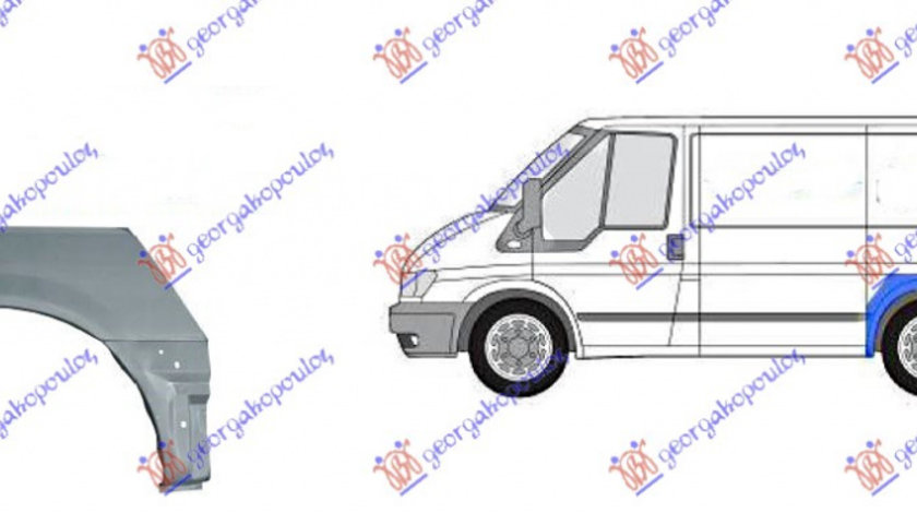 Roata Spate Scurta Stanga Ford Transit 2006 2007 2008 2009 2010 2011 2012 2013