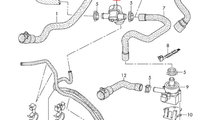Robinet caldura actionat vacuumatic Audi A4 B8 (8K...