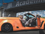 Rocsana Marcu & BMW E93 Orange Metalic Extra Wide . Project by Roberto Predescu .  https://www.facebook.com/predescurebelcustom