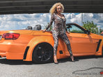 Rocsana Marcu & BMW E93 Orange Metalic Extra Wide . Project by Roberto Predescu .  https://www.facebook.com/predescurebelcustom