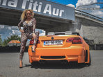 Rocsana Marcu & BMW E93 Orange Metalic Extra Wide . Project by Roberto Predescu .  https://www.facebook.com/predescurebelcustom