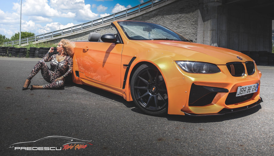 Rocsana Marcu & BMW E93 Orange Metalic Extra Wide . Project by Roberto Predescu .  https://www.facebook.com/predescurebelcustom