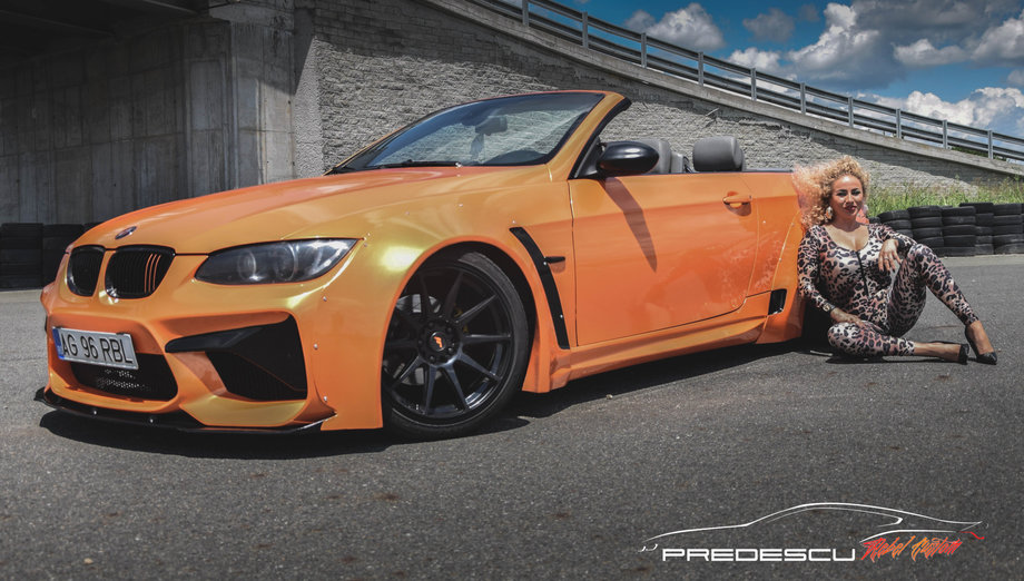 Rocsana Marcu & BMW E93 Orange Metalic Extra Wide . Project by Roberto Predescu .  https://www.facebook.com/predescurebelcustom