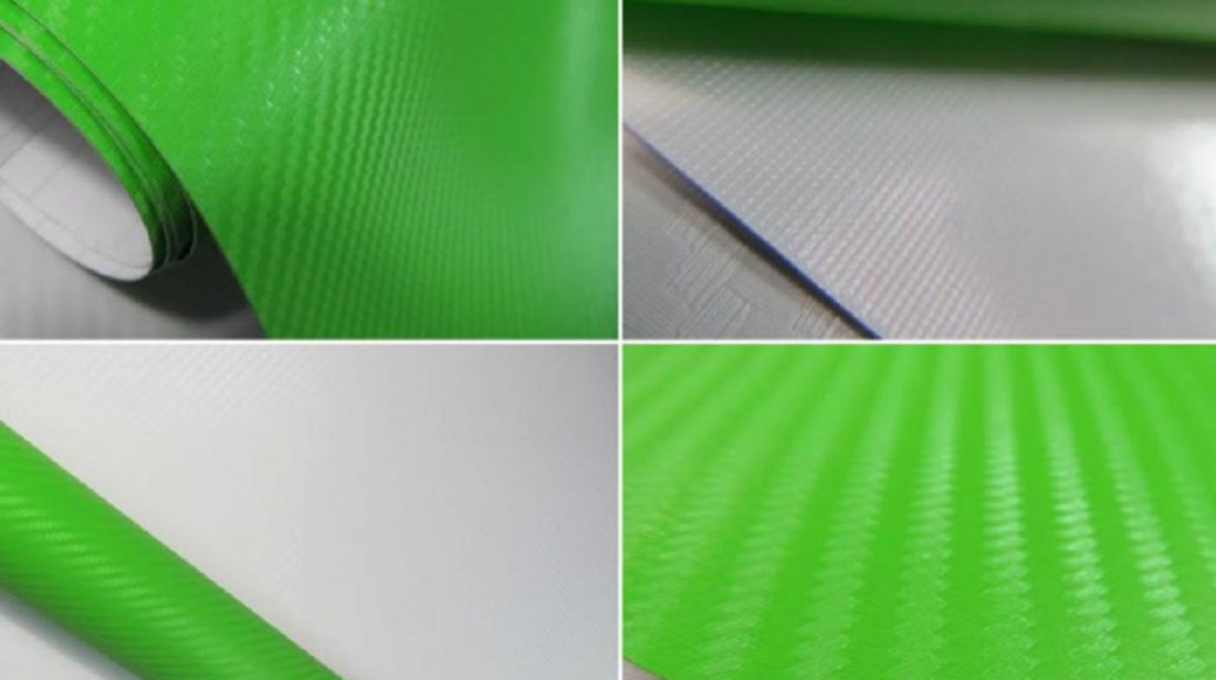 Rola Folie Carbon 3D Verde Latime 1.27M x 30M 280716-3