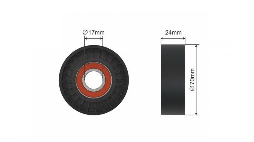 Rola ghidaj curea transmisie Audi A3 (2008-2013) [8P] #1 03G903315A